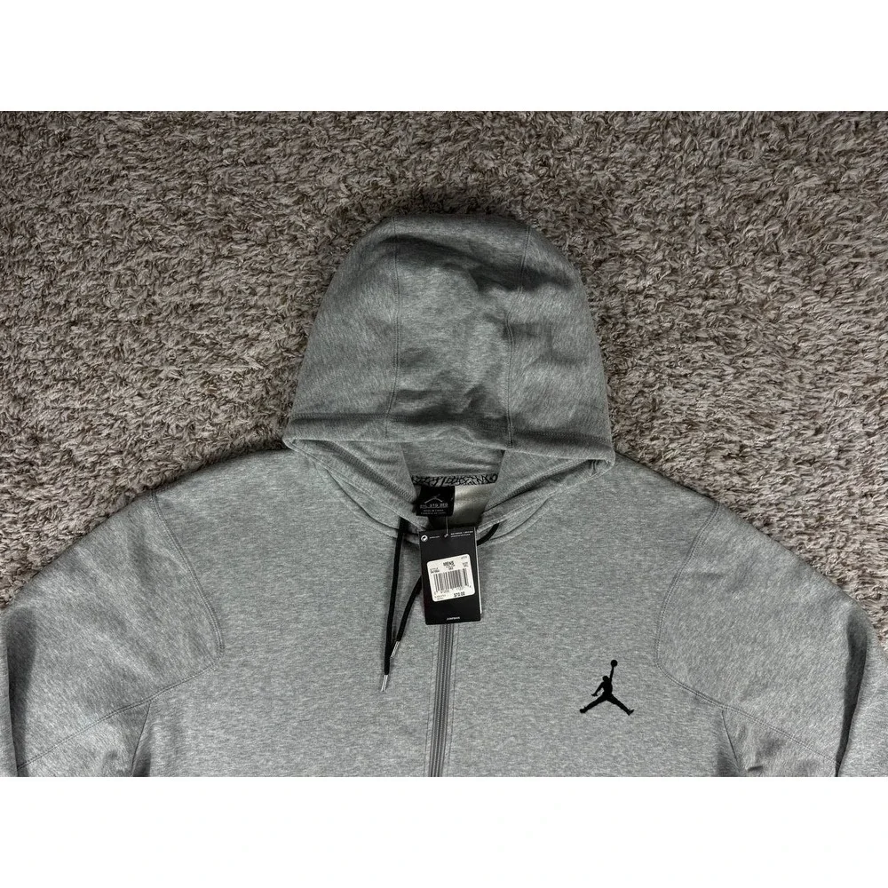 Nike Air Jordan 23/7 Jumpman Full-Zip Hoodie 547664-063 Gray Men's Size 3XL